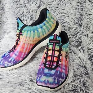 Skecher Tie-dye Shoes